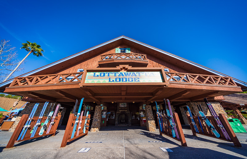 Exterior view of Lottawatta Lodge at Disney's Blizzard Beach